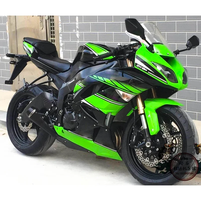 Выхлопной глушитель для мотоцикла Kawasaki ZX6R ZX636 с интегрированной установкой из