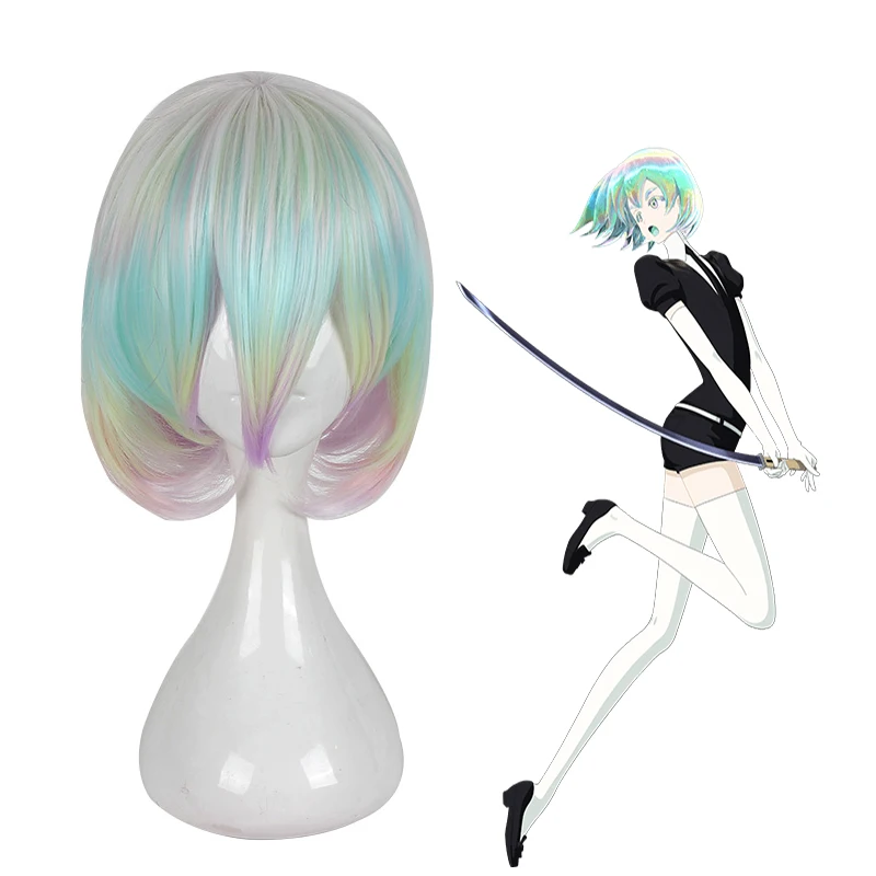 

Anime Land of the Lustrous Cosplay Wig Diamon Cosplay Wigs Heat Resistant Synthetic Halloween Carnival Party Houseki No Kuni Wig