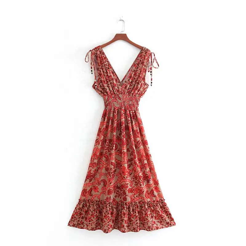 2019 праздничное женское длинное платье с оборками и глубоким v образным вырезом