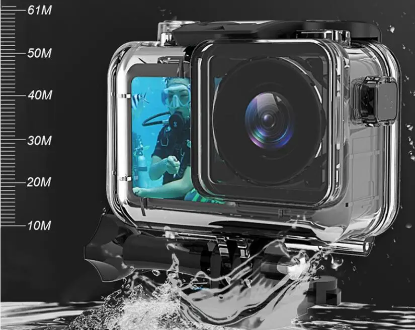 Водонепроницаемый чехол EACHSHOT 61 м для экшн-камеры DJI Osmo, аксессуары, чехол для дайвинга, Защитный корпус