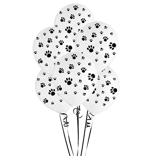 30 шт./лот латексные воздушные шары с лапами украшение для дня рождения вечерние