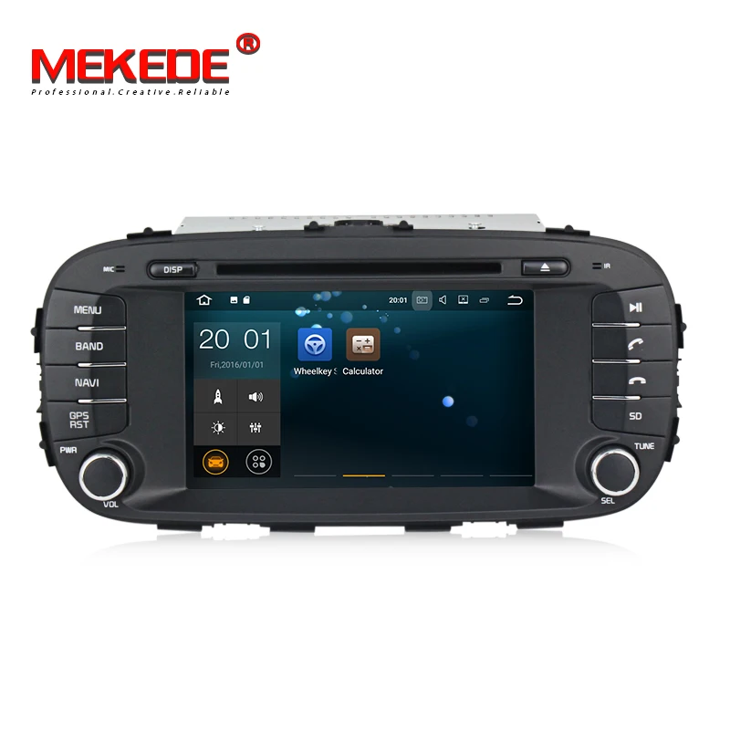 HD 1024x600 PX30 " чистый Android 9,0 2+ 16G Автомобильный gps-навигатор для Kia Soul 2013- BT автомобильный Радио dvd cd wifi