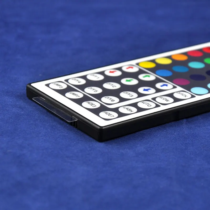

LED Infrared Controller Box,DC12V 72W 6A 44 Keys LED IR Remote RGB Controller for LED Strip, Mini RGB LED Strip Light Controller