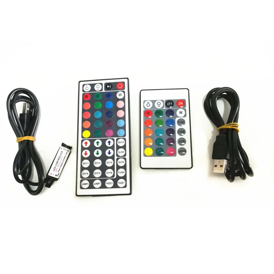 Пульт дистанционного управления USB 3/17/24/44 для 5 В 5050 3528 2835 RGB светодиодный