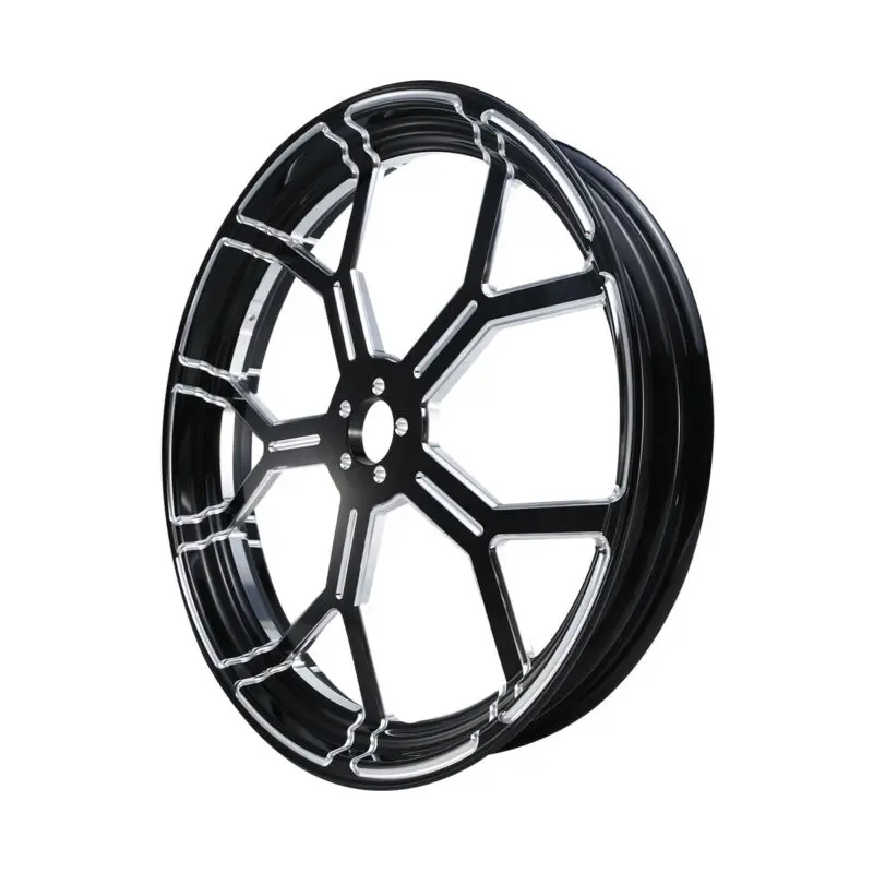 Мотоцикл с ЧПУ черный 2" x 3,5" обод переднего колеса для Harley Touring Dyna Baggers Chopper Bobber на заказ велосипед