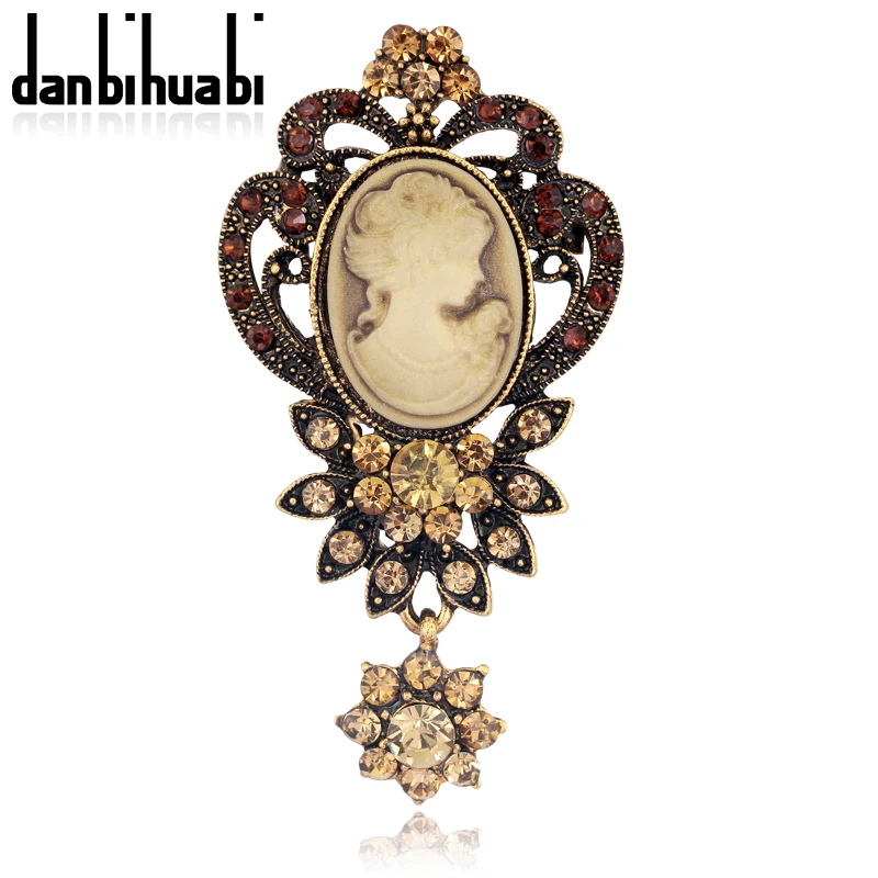 Модная старинная Золотая и серебряная брошь на булавке Женские Ювелирные