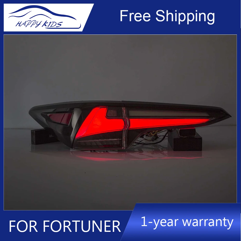 Бесплатная доставка по Ems Высококачественные задние фонари Led для Toyota New Fortuner фара для туманов задняя фара DRL+Brake+Park+Signal включены.