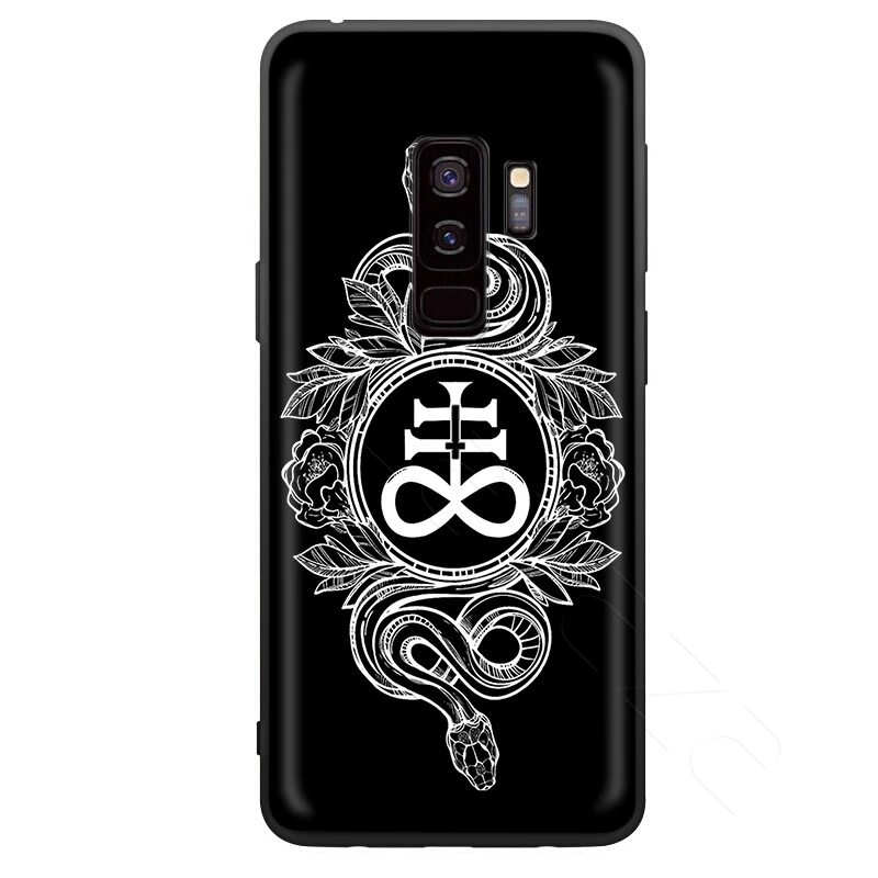 1 Lavaza пентаграмма 666 демоническим, чехол для samsung Galaxy S10 S9 S8 S7 S6 Plus Note 9 8 M30 M20 M10 край - Цвет: 1