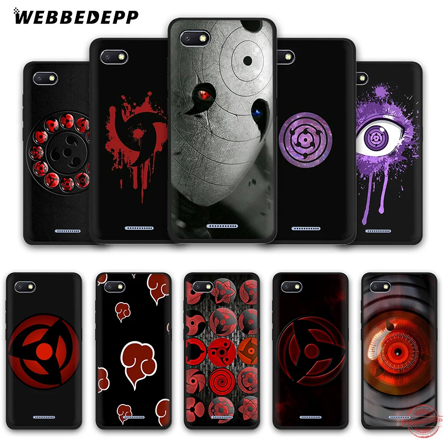 WEBBEDEPP Naruto Sharingan Rinnegan Soft Phone Case for Redmi Note 8 7 6 5 Pro 4A 5A 6A 4X Plus S2 Go Cases | Мобильные телефоны и