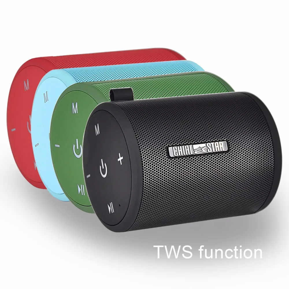 TWS динамик s двойной драйвер беспроводной Bluetooth светодиодный свет для наружного
