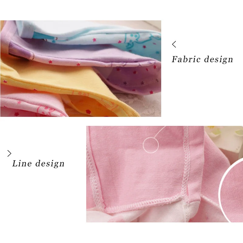4 шт./лот хлопковые трусики для девушек детские шорты и трусы малышей детское