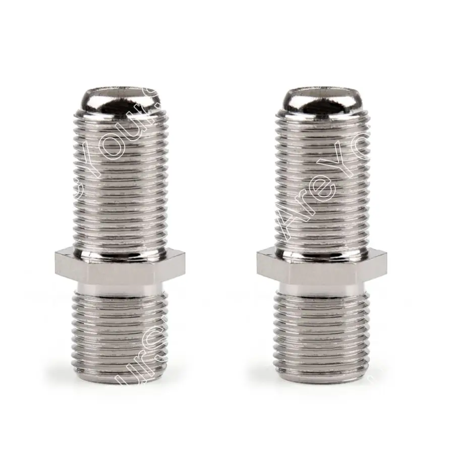 Гнездовой коннектор для коаксиального кабеля areyourstore F/F переходник RG6 RG59 W|connector
