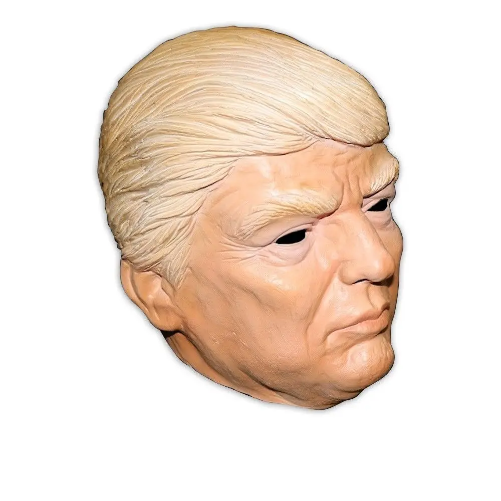 Реалистичная известная американская маска знаменитостей Трампа костюм на