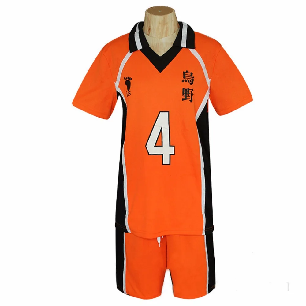 Аниме Haikyuu костюм для косплея школьная волейбольная команда Хината Джерси Karasuno