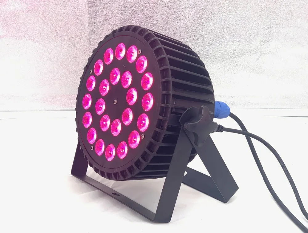 10X LED Par свет с flightcase 24x18W RGBWA UV 6in1 диско сценическое освещение для профессиональных