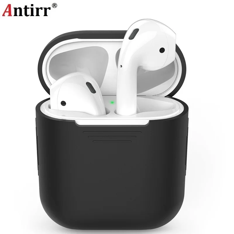 Antirr Мягкий силиконовый чехол для Apple Airpods противоударный гарнитура AirPods s ультра