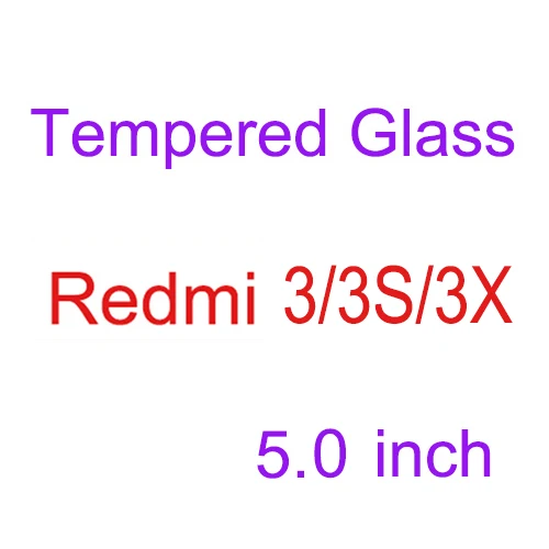 For RedMi 3 3S 3X 2 шт 9H полный Чехол из закаленного стекла для Xiaomi mi A1 6 5S Red mi Note 4X4 Pro 4A 3S 3 Pro mi 6 mi 5 mi 5S mi 5X Защита для экрана - Цвет: For RedMi 3 3S 3X
