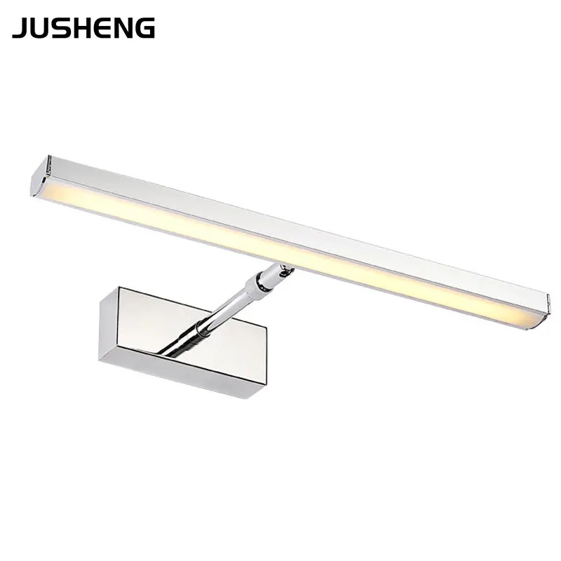 JUSHENG вращающийся светодиодный настенный светильник в ванной комнате 5 Вт 42 см