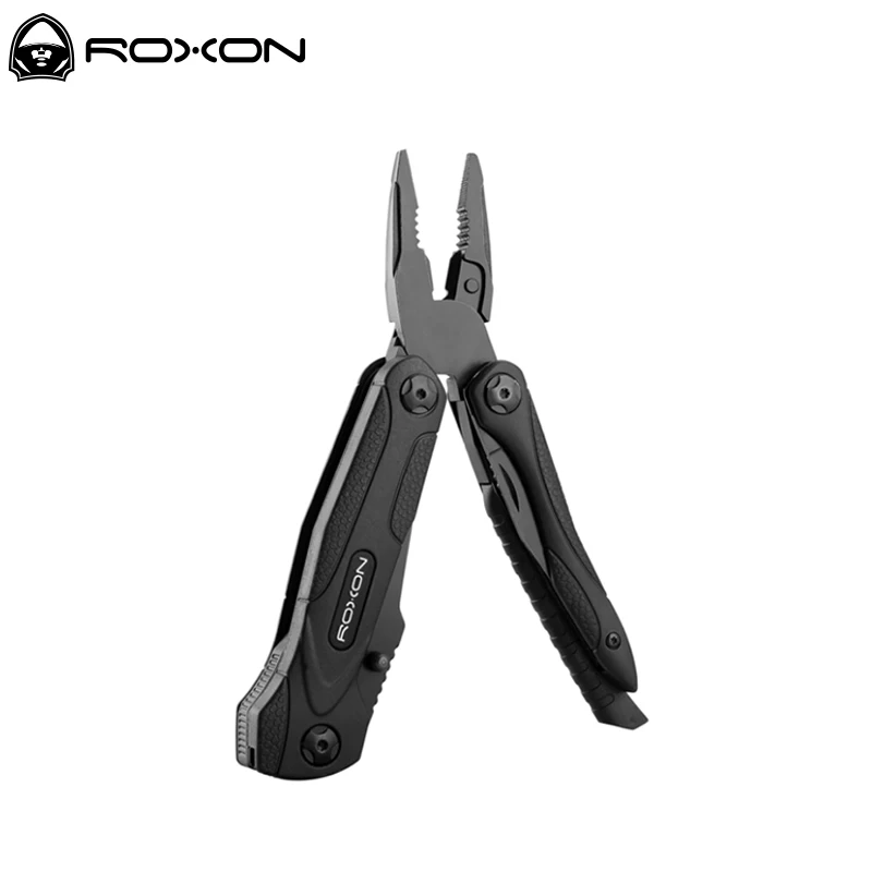 ROXON многофункциональные тактические плоскогубцы CM1349 14 в 1, открытый многофункциональный инструмент для выживания, охоты, туризма, кемпинга, оборудование для повседневного использования, карманный свисток