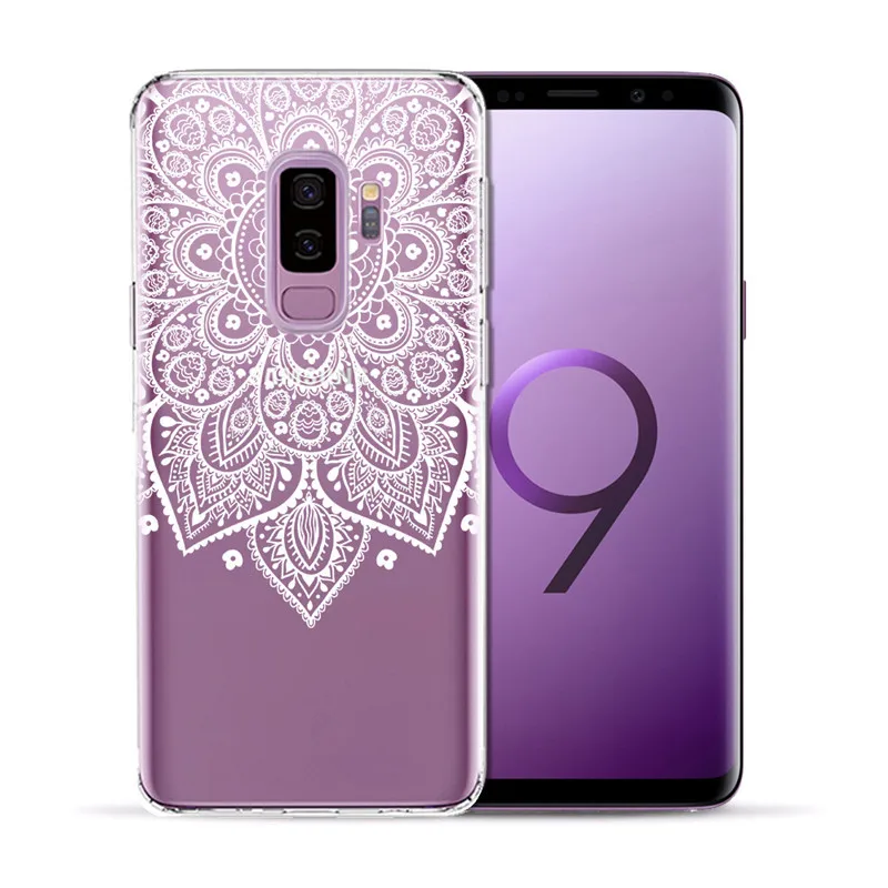 Белый сексуальный кружевной Цветочный Мягкий чехол из ТПУ для Samsung Galaxy S5 Mini S6 S7 Edge