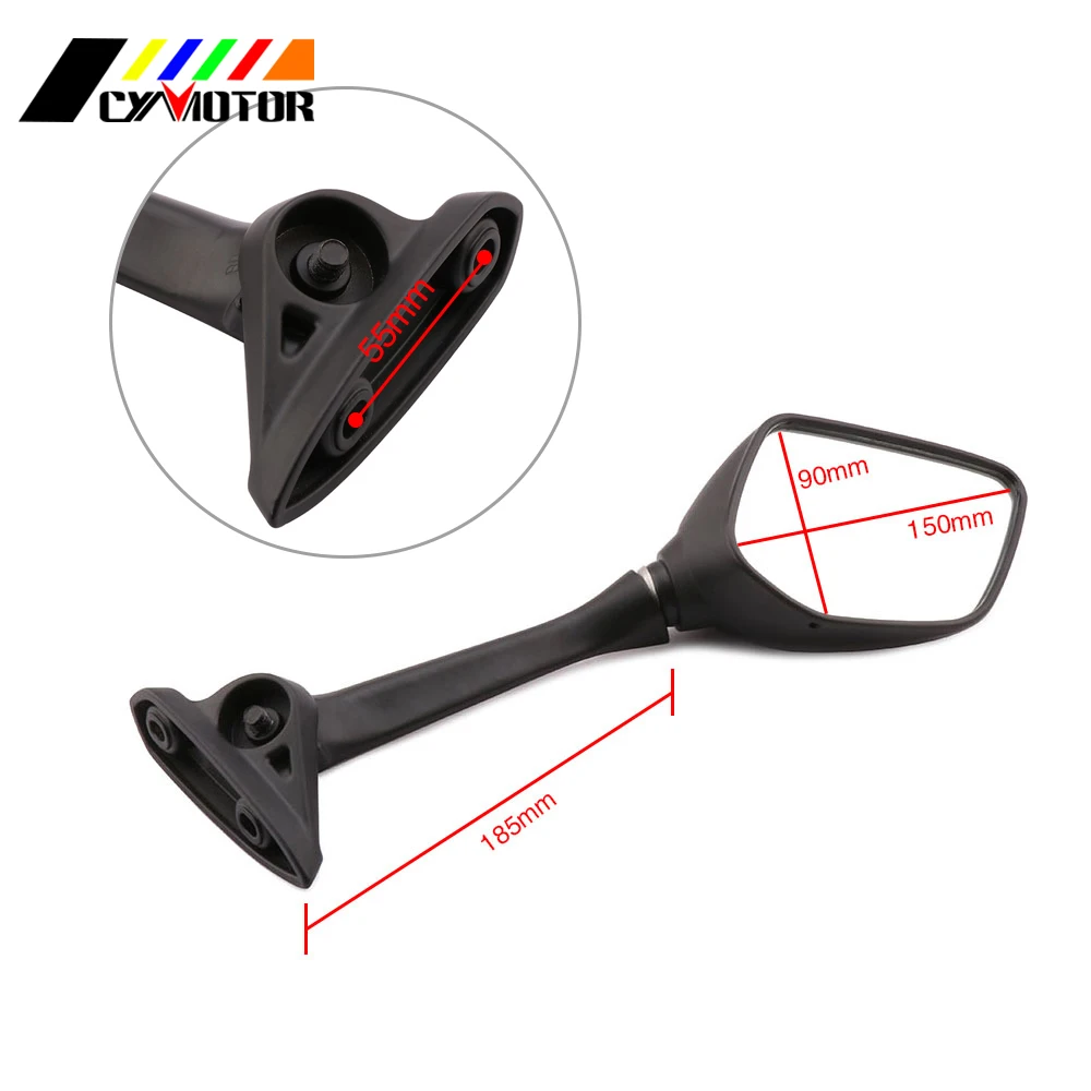 

Motorcycle Left Right Side Rear Rearview Mirror For YAMAHA YZFR25 YZF-R25 YZF R25