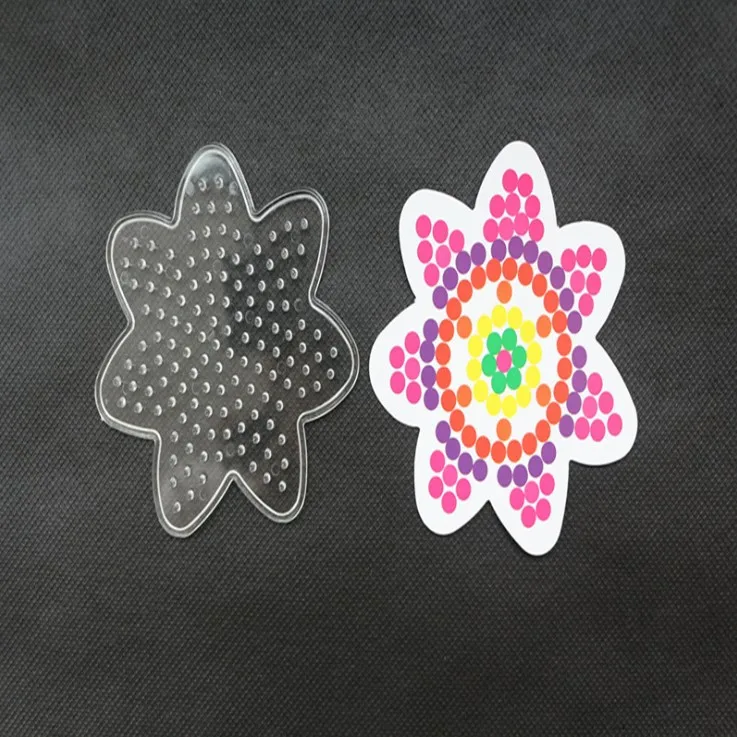 5 мм Хама бусины Pegboards с Рисование Perler бусины для детей ремесло предохранитель бусины головоломки узоры DIY игрушки Пазлы шаблон