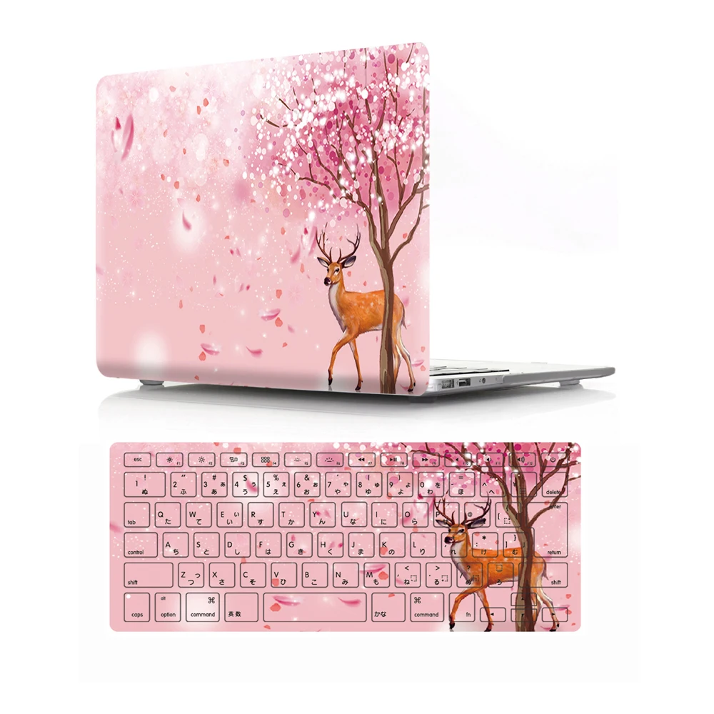 Твердый пластиковый чехол Cherry Blossom для Macbook Air 11 13 Pro 15 Retina 12 &quotдля ноутбука Touch bar +