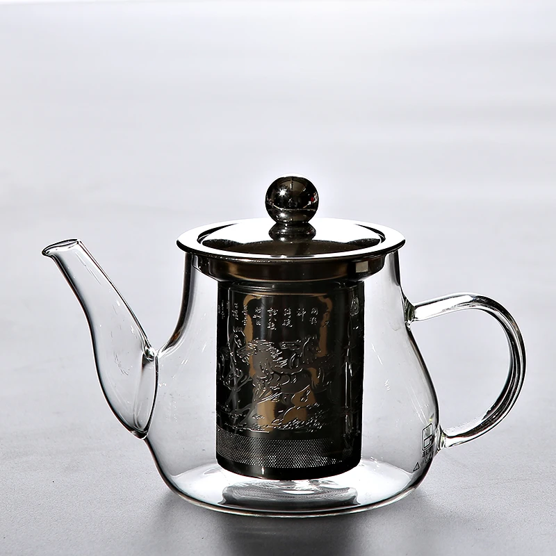 Термостойкий стеклянный чайник TANGPIN со ситечком чайный набор|teapot with infuser|teapot