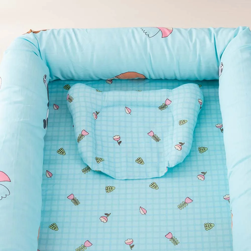 

Foldable Sleeping Crib Bed Portable Crib Bassinet Basket Baby Travel Bed Baby Bumper Baby Crib Bedding Sets 90*50*15cm
