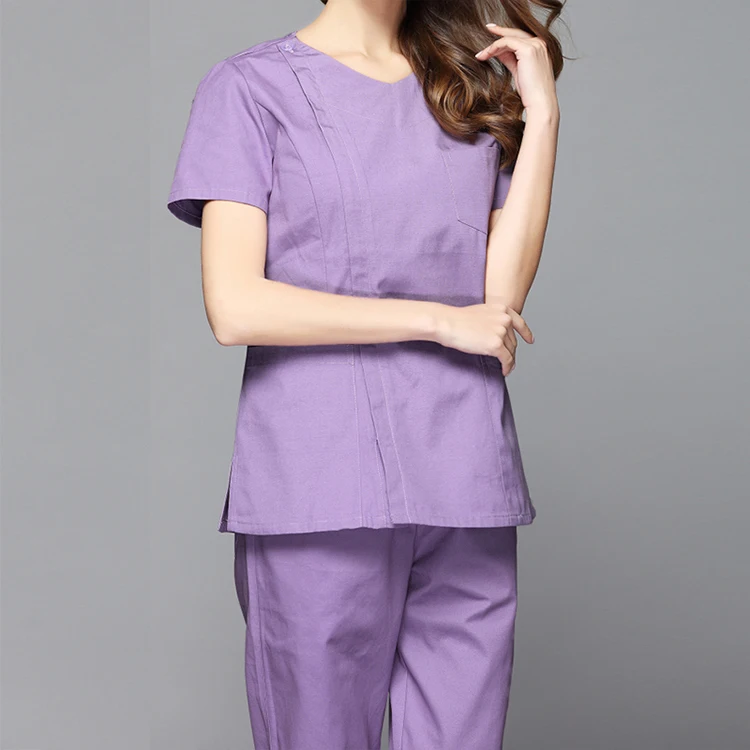 Medical clothing Women's surgical scrub set doctor nurse short sleeve uniform dental pet clinic summer beauty salon overalls