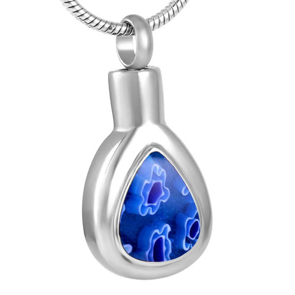 CMJ8037 Очаровательное ожерелье с кремационной урной красивой в цветах цветок