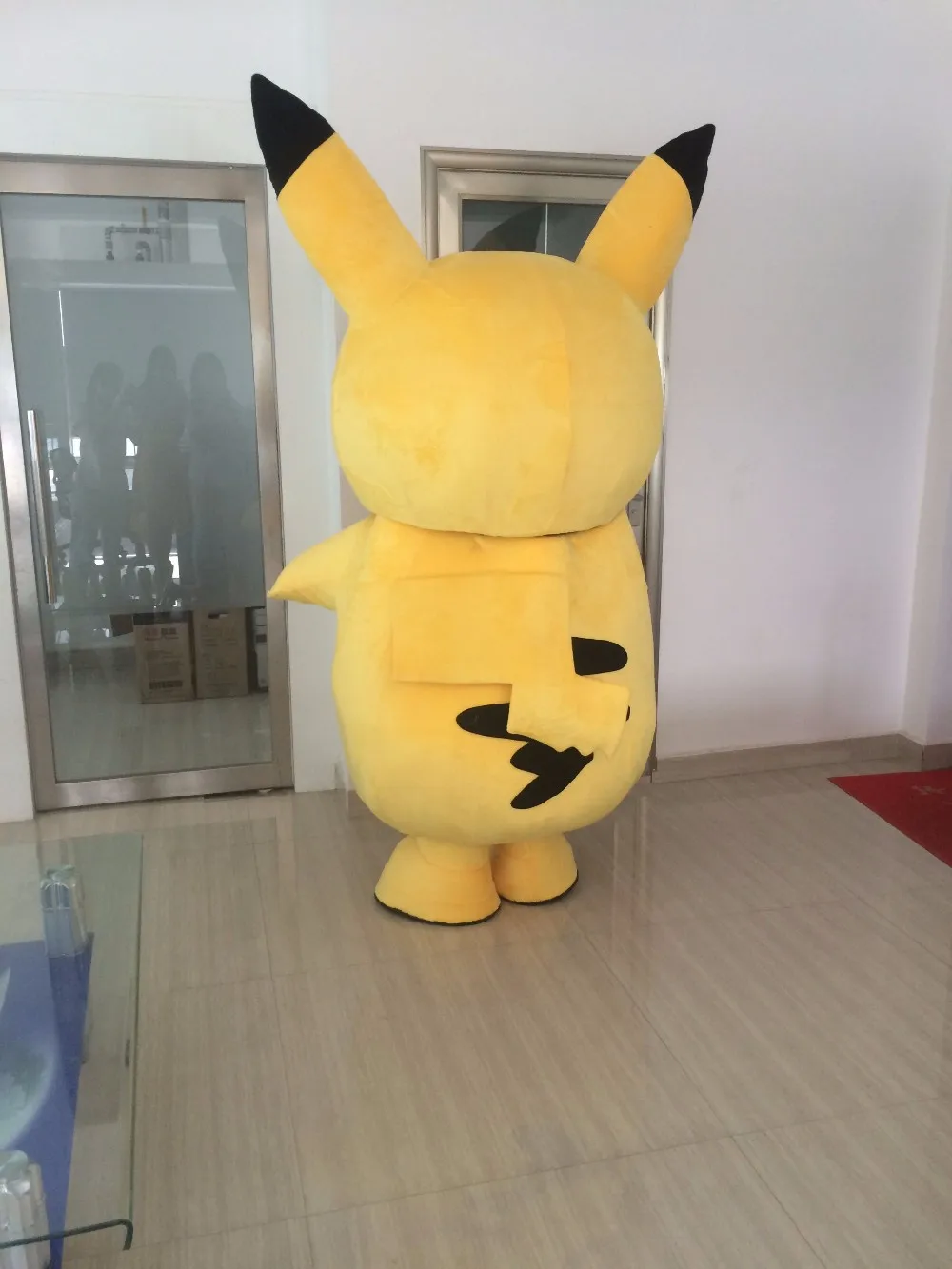 Профессиональный карнавальный костюм Pikachu талисман Пикачу размер для взрослых