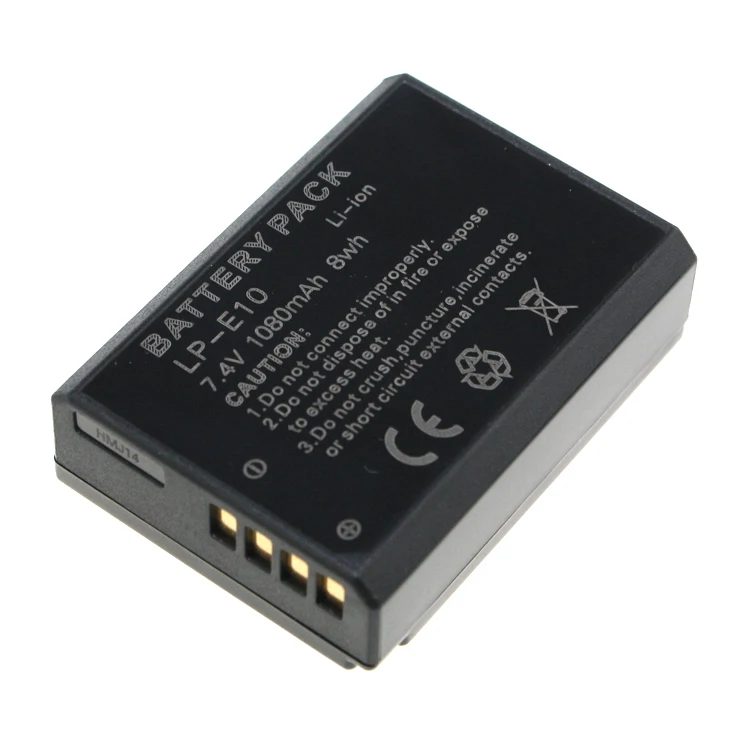 3pcs 7.4V 1080mAh LP-E10 LPE10 LI-ION Camera Battery For Canon 1100D KISS X50 REBEL T3 rechargeable battery | Электроника