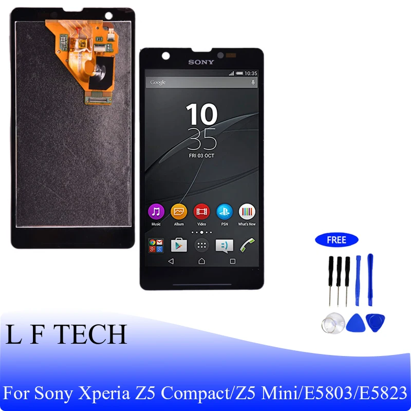 ЖК дисплей для Sony Xperia ZR M36h C5503 C5502 оригинальный экран в сборе с сенсорной панелью