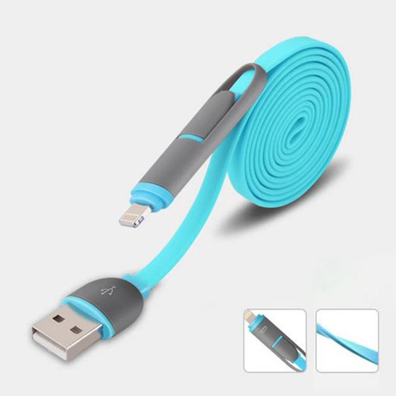 Lism USB порт передачи данных в 1 IOS Micro кабель для мобильного телефона строка samsung Xiaomi