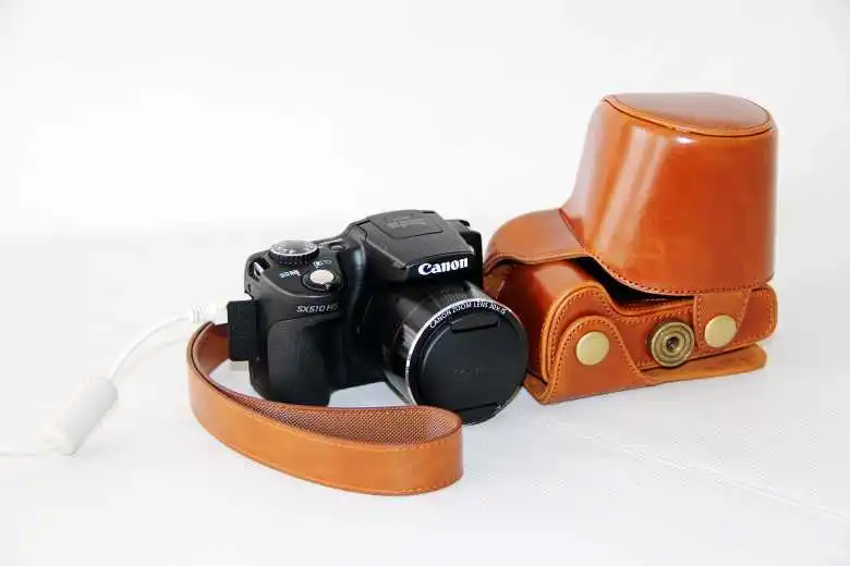 Чехол для камеры Canon SX50HS SX50 SX40HS SX40 из искусственной кожи чехол с ремешком