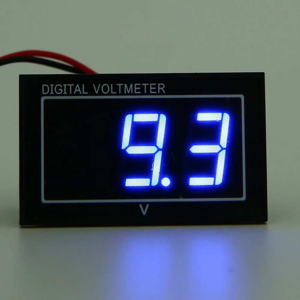 DC 5-130 в светодиодный цифровой дисплей Панель вольтметр Электрический