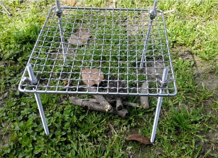 Барбекю горшок стойку нержавеющая сталь плита кронштейн Портативные Простые