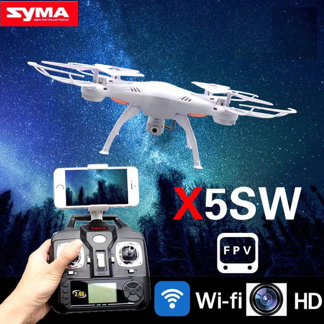 Квадрокоптер SYMA X5SW X5SC с Wi-Fi и камерой | Игрушки хобби