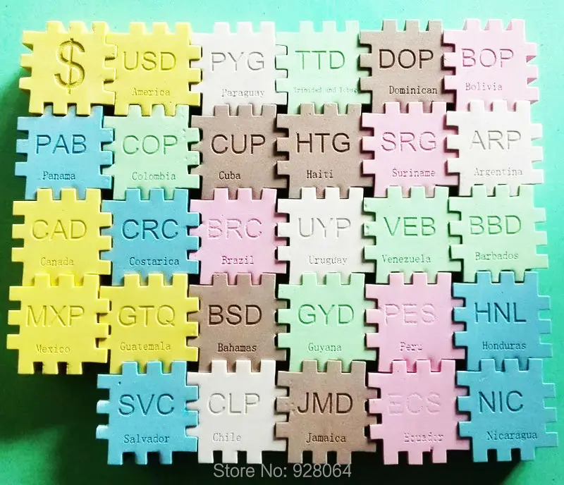 Детская игрушка/монета с именем Африки/3d пазл/детский коврик для