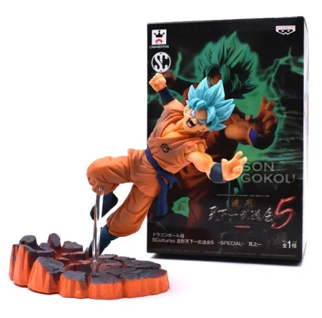 2 стиля 14 см Dragon Ball Z Супер Saiyan Сон Гоку Фриза Juguetes ПВХ фигурка Коллекционная Brinquedos модель куклы детские игрушки - Цвет: Son Goku In Box