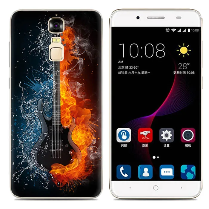 Мягкие силиконовые чехлы для zte Blade A610 плюс zte A610+/A2 Plus Чехол-сумка для телефона с цветочным узором Корпус ТПУ для zte Blade A610 плюс Чехол - Цвет: Прозрачный