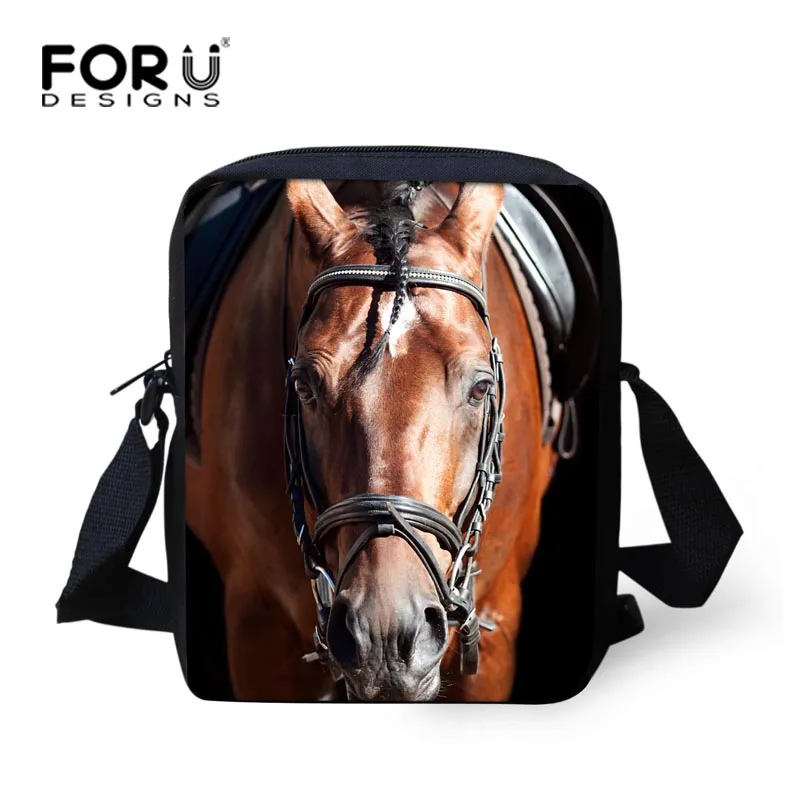 Крутая сумка мессенджер FORUDESIGNS Crazy Horse для мужчин миниатюрная через плечо