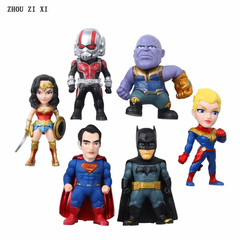 6 шт./лот marvel legends Аниме Фигурка магниты на холодильник идеальное качество аниме