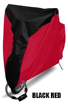 BLACK RED Электрический автомобиль Байкер защита от пыли дождевик водонепроницаемый открытый скутер дождевик для байкера велосипед утилита Велоспорт велосипед протектор - Цвет: BLACK RED