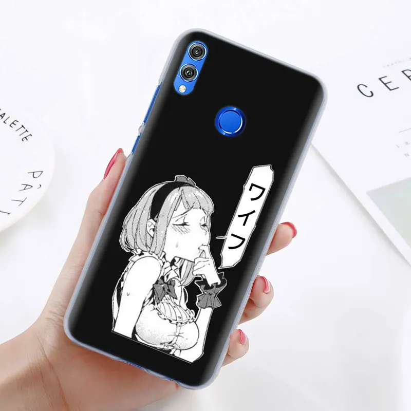 Waifu Sugoi чехол для телефона аниме для huawei Honor 8X 8A Pro 8C 8S 9 10 Lite 20i Honor Play Y7 Y9 крышка чехол Coque