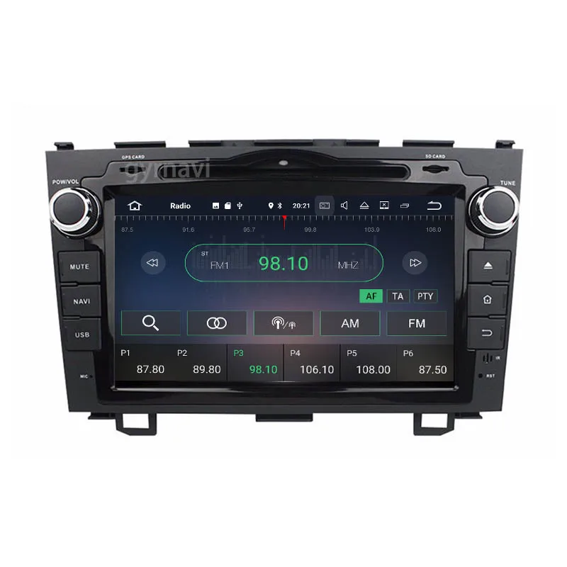 Android 7 1 автомобильный dvd-проигрыватель с gps для CRV 2006 2007 2008 2009 2010 2011 quad core 2G