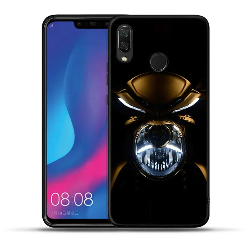 H1331 Модные «городская улица» мотоцикла чехол для Honor 20 Pro 10 9 9i 8 Lite 8X 8C 8S 7A 7X V20 вид 20 Силиконовые чехлы Fundas - Цвет: H1331