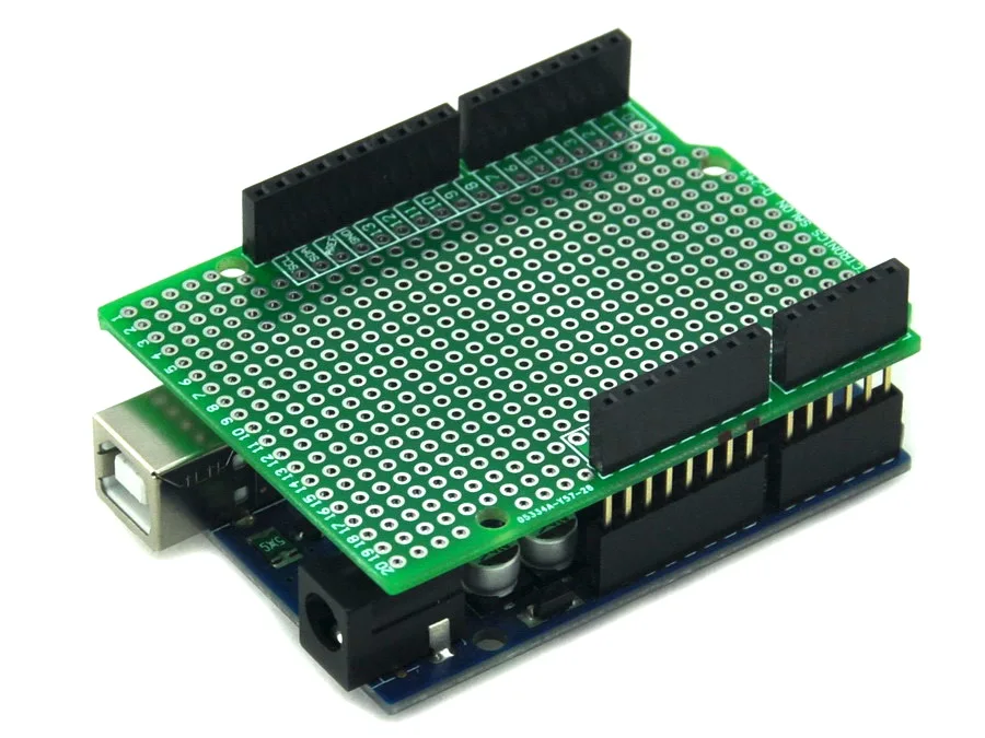 5-кратный Прототип PCB для UNO R3 Щит платы сделай сам комбинированный 2 мм + 54 шаг. |