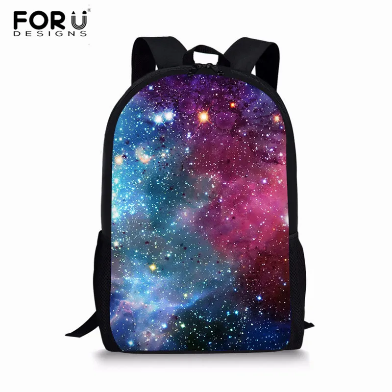 L2766C FORUDESIGNS Backpack for Teenager Girls Boys School Bags the Space Galaxy Women Travel Bagpack Children School Rucksack - Цвет: L2766C